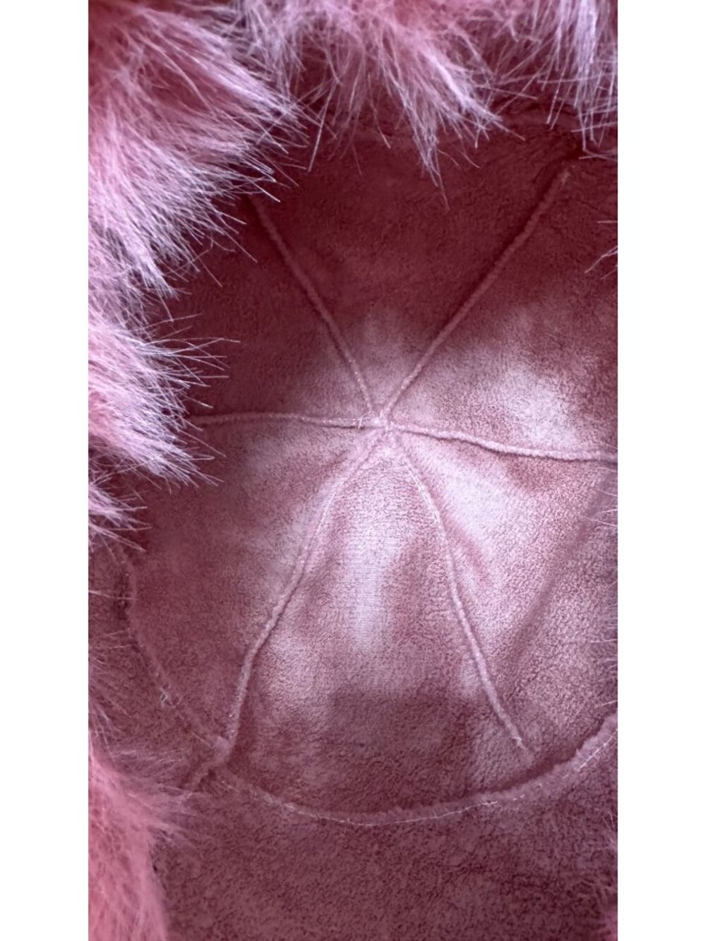 2/$30 Faux Fur Mink Milky White OS Hat Brimless Plush Fluffy Skiing Warm - Picture 7 of 8